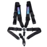 NRG 5PT 3in. Seat Belt Harness / Cam Lock - Black thumbnail 5