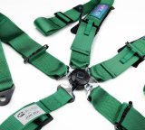 NRG 5PT 3in. Seat Belt Harness / Cam Lock - Green thumbnail 2