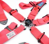 NRG 5PT 3in. Seat Belt Harness / Cam Lock - Pink thumbnail 1