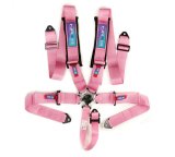 NRG 5PT 3in. Seat Belt Harness / Cam Lock - Pink thumbnail 5