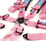 NRG 5PT 3in. Seat Belt Harness / Cam Lock - Pink thumbnail 7