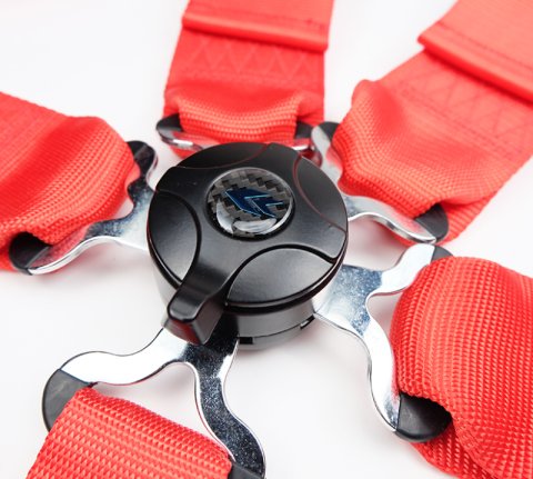 NRG 5PT 3in. Seat Belt Harness / Cam Lock - Red thumbnail 8