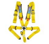 NRG 5PT 3in. Seat Belt Harness / Cam Lock - Yellow thumbnail 4