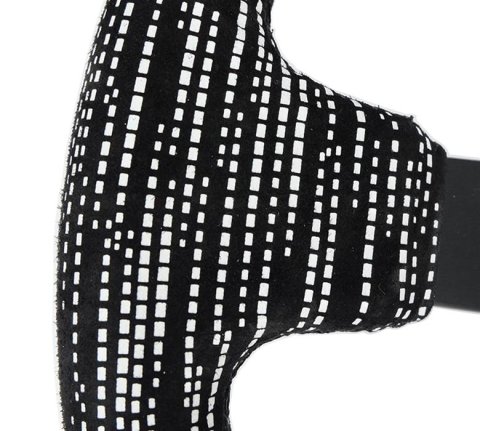 NRG Reinforced Steering Wheel (350mm / 3in. Deep) Microfiber/Black Stitch w/5mm Matte Black Spokes