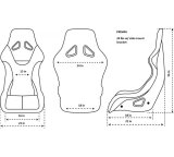 NRG FRP Bucket Seat PRISMA Edition - Large thumbnail 1