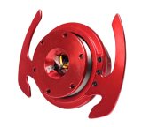 NRG Quick Release Kit Gen 4.0 - Red Body / Red Ring w/ Handles thumbnail 2