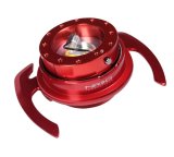 NRG Quick Release Kit Gen 4.0 - Red Body / Red Ring w/ Handles thumbnail 3