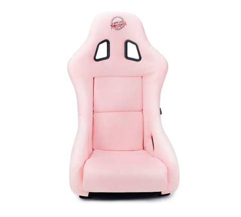 NRG FRP Bucket Seat Prisma Edition w/ Pearlized Back and Pink Alcantara (Medium) thumbnail 6