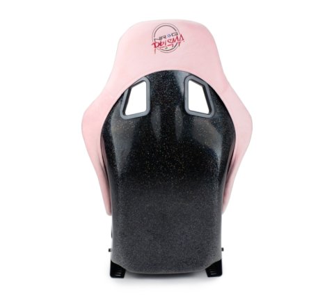 NRG FRP Bucket Seat Prisma Edition w/ Pearlized Back and Pink Alcantara (Medium) thumbnail 7