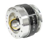 NRG Quick Release Gen 1.5 - Black Body / Carbon Fiber Ring thumbnail 3
