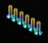 NRG Titanium Steering Wheel Screw Upgrade Kit (Conical) - Multi Color thumbnail 1