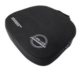 NRG Racing Seat Cushion - One Piece Memory Foam Nylon Black w/ White Stitching thumbnail 6