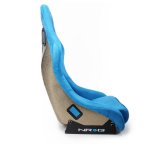 NRG FRP Bucket Seat ULTRA Edition - Medium (Blue Alcantara/Pearlized Back) thumbnail 4
