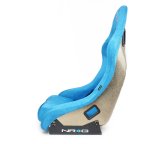 NRG FRP Bucket Seat ULTRA Edition - Medium (Blue Alcantara/Pearlized Back) thumbnail 8