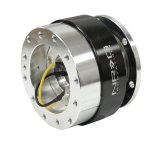 NRG Quick Release Gen 1.5 - Silver Body / Black Chrome Ring thumbnail 2