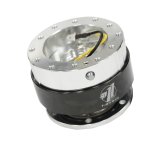 NRG Quick Release Gen 1.5 - Silver Body / Black Chrome Ring thumbnail 7