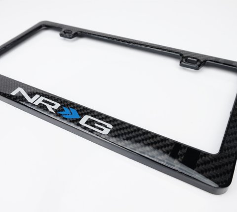 NRG Carbon License Plate Frame/ Fiber Poly Dip Finish Wet w/ NRG Logo thumbnail 4