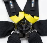 NRG FIA 6pt 2in. Shoulder Belt for HANS Device/ Rotary Cam Lock Buckle/ 3in. Waist Belt - Black thumbnail 1