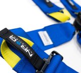 NRG FIA 6pt 2in. Shoulder Belt for HANS Device/ Rotary Cam Lock Buckle/ 3in. Waist Belt - Blue thumbnail 3