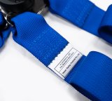 NRG FIA 6pt 2in. Shoulder Belt for HANS Device/ Rotary Cam Lock Buckle/ 3in. Waist Belt - Blue thumbnail 7