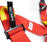 NRG FIA 6pt 2in. Shoulder Belt for HANS Device/ Rotary Cam Lock Buckle/ 3in. Waist Belt - Red thumbnail 2