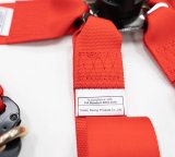 NRG FIA 6pt 2in. Shoulder Belt for HANS Device/ Rotary Cam Lock Buckle/ 3in. Waist Belt - Red thumbnail 6