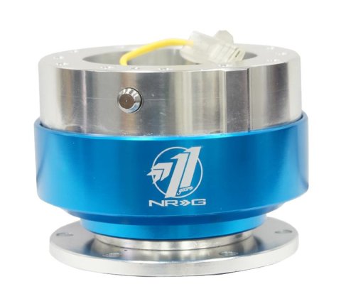 NRG Quick Release - Black Body/ Blue Chrome Ring thumbnail 2