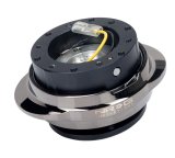 NRG Quick Release Kit - Black Body/ Black Chrome Oval Ring thumbnail 2