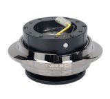 NRG Quick Release Kit - Black Body/ Black Chrome Oval Ring thumbnail 5