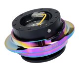 NRG Quick Release Kit - Black Body/ Multicolor Oval Ring thumbnail 2