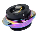 NRG Quick Release Kit - Black Body/ Multicolor Oval Ring thumbnail 4