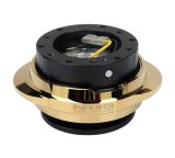 NRG Quick Release Kit - Black Body/ Chrome Gold Oval Ring thumbnail 3