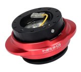 NRG Quick Release Kit - Black Body/ Red Oval Ring thumbnail 5