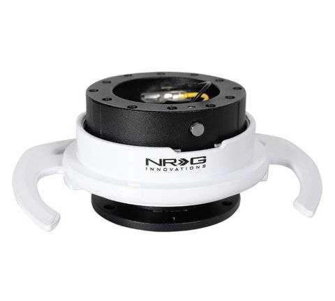 NRG Quick Release Kit - Black Body/ White Ring w/ Handles thumbnail 3