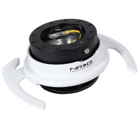 NRG Quick Release Kit - Black Body/ White Ring w/ Handles thumbnail 5