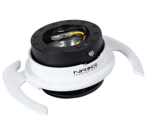NRG Quick Release Kit - Black Body/ White Ring w/ Handles thumbnail 6