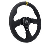 NRG Reinforced Steering Wheel (320mm) Alcantara Steering Wheel w/ Black Stitching thumbnail 4