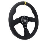 NRG Reinforced Steering Wheel (320mm) Alcantara Steering Wheel w/ Black Stitching thumbnail 5
