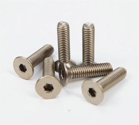 NRG Titanium Silver Steering Wheel Screw Kit Upgrade- Conical thumbnail 1