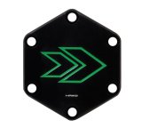 NRG Arrow Engraved Horn Delete Button- Green thumbnail 1