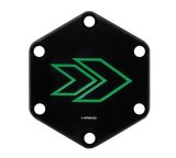 NRG Arrow Engraved Horn Delete Button- Green thumbnail 3