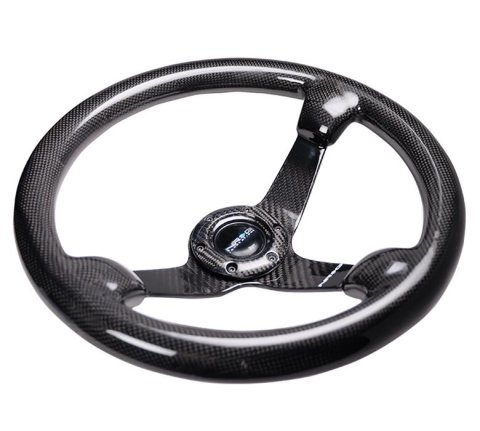 NRG Forged Carbon Fiber Steering Wheel (350mm / 3in. Deep) thumbnail 3
