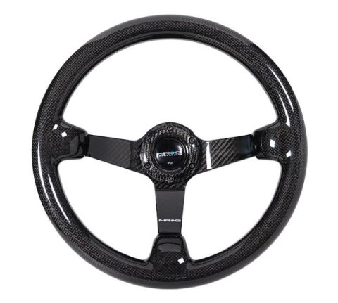 NRG Forged Carbon Fiber Steering Wheel (350mm / 3in. Deep) thumbnail 7