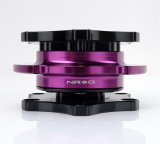 NRG Quick Release SFI SPEC 42.1 - Shiny Black Body / Shiny Purple Ring thumbnail 1