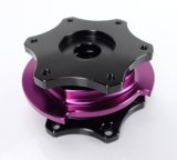 NRG Quick Release SFI SPEC 42.1 - Shiny Black Body / Shiny Purple Ring thumbnail 6
