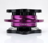 NRG Quick Release SFI SPEC 42.1 - Shiny Black Body / Shiny Purple Ring thumbnail 7