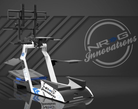 NRG Racing Simulator Stand for Logitech, Thrustmaster, and Fanatec