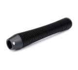NRG Heat Sink Curved Long Universal Shift Knob 180mm - Weight 192G / .42Lbs. - Black thumbnail 2