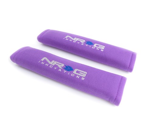 NRG Seat Belt Pads 2.7in (Wide) X 11in - Purple(2 Piece) Short thumbnail 2