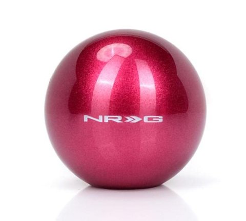 NRG Fushia Sparkly Painted Titanium Round Shifter Heavy Weight thumbnail 1